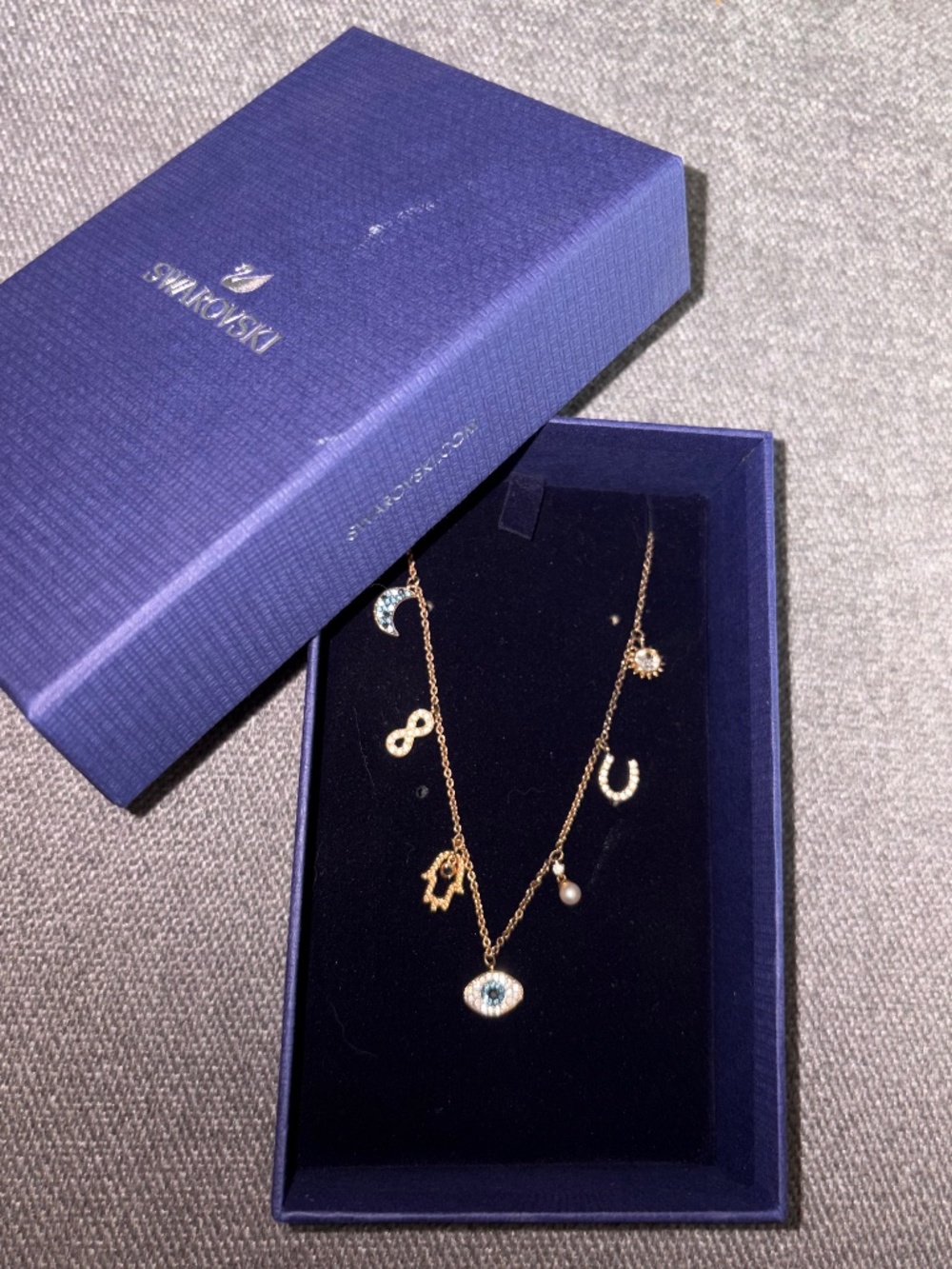 Swarovski crystal choker style necklace